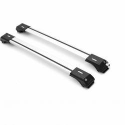 Set 2 bare portbagaj transversale compatibil OPEL VIVARO 2001-2014 2014-Prezent prindere pe bare longitudinale 