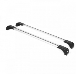 Set 2 bare portbagaj transversale cu prindere in puncte fixe UNIVERSAL Wingbar lungime 135 CM culoare argintiu 
