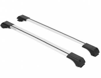 Set 2 bare portbagaj transversale UNIVERSAL Wingbar lungime 100 cm Culoare argintiu fara chei 