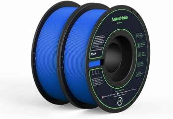 Set de 2x Filament AnkerMake PLA+ pentru imprimanta AnkerMake 3D 2 kg Albastru 