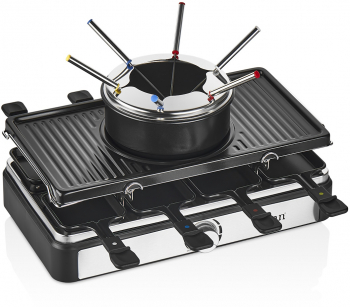 Gratar electric cu fondue Zilan ZLN8856 raclette putere 1400 W indicator luminos 