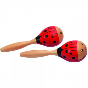 Instrument muzical Maracas dublu Buburuza 