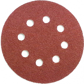 Set 100 discuri de smirghel P40 GC212 prevazute cu 8 gauri de aspirare si sistem de prindere cu scai 