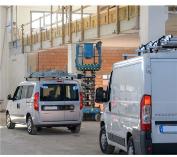Bare transversale Ford Transit VIII Coustom model 2013+ L1 L2 aluminiu Menabo Professional 