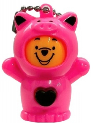 Breloc figurina cu schimbare a fetei Cartoon Face 4 cm roz Vivo 