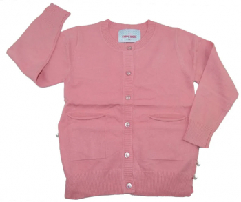 Cardigan cu maneca lunga pentru fete Happy House BL-253R-128 Roz 