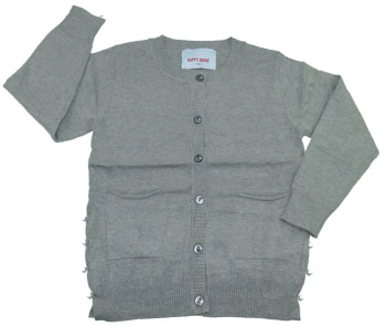 Cardigan cu maneca scurta pentru fete Happy House BL-253G-128 Gri 