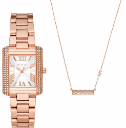 Ceas Dama Michael Kors Emery MK1074SET Set cu Pandantiv 