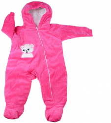Combinezon de iarna pentru fete Pifou Model 2 SPM2-F-62 Fucsia 