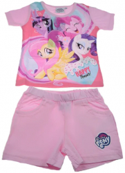 Compleu 2 piese de vara fete My Little Poney Setino 970-008R-128 Multicolor 
