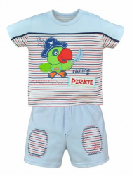 Compleu 2 piese de vara pentru baieti Koala Olek 03-594G 62 cm Albastru 
