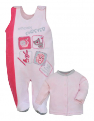 Compleu 2 piese pentru copii Koala Forever 2249-R-74 Roz