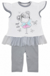 Compleu 2 piese pentru fete Wrozka Koala 05-719-80 Gri 