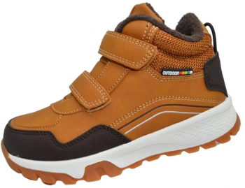 Ghete imblanite pentru baieti American Club ES137 23-M-35 Maro 