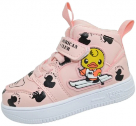 Ghete ortopedice imblanite pentru fete American Club BD27 22-R Roz 