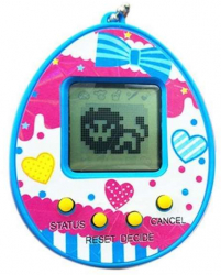 Joc electronic interactiv Tamagotchi 7 x 5 cm in forma de ou 5 ani+ albastru 