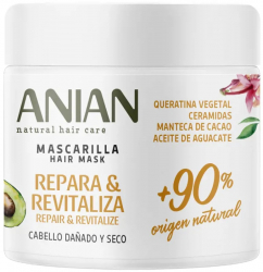 Masca de par cu efect reparator si keratina vegetala Anian Repara & Revitaliza 350 ml 