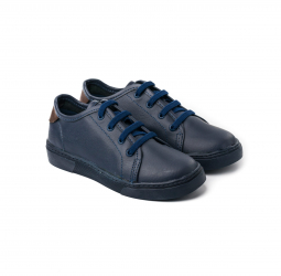 Pantofi Baieti Bibi On Way Naval cu Siret Elastic 39 EU 