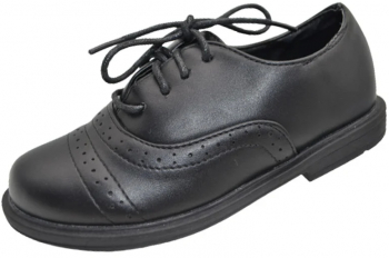 Pantofi ortopedici eleganti pentru baieti MRS 1524N Negru