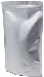 Pungi stand-up din aluminiu cu fermoar - 16x24+4cm set 100 buc 