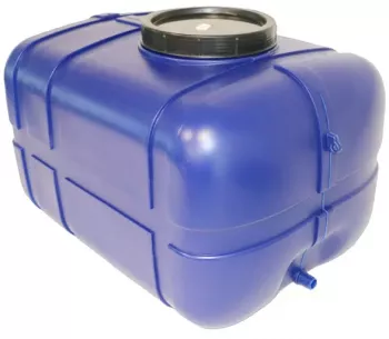 Rezervor pentru depozitare din plastic cu robinet 150 Litri 80x52x49 cm Sterk 