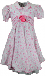 Rochita eleganta pentru fete Mini Junior RM-23-98-cm Roz 