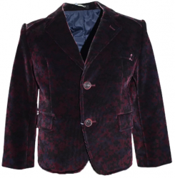Sacou elegant pentru baieti LA Kids 1613-V-116 Visiniu 