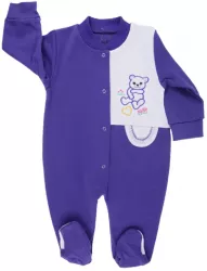 Salopeta cu maneca lunga pentru copii Pifou Model 17 M17-MO-68 Mov 