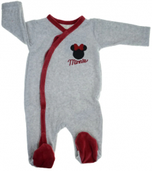 Salopeta cu maneca lunga pentru fete E Plus M Disney Minnie Mouse 381518-68 Gri 