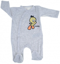 Salopeta cu maneca lunga pentru fete E Plus M Looney Tunes 381532-62 Gri 
