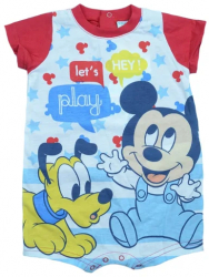 Salopeta de vara pentru baieti Sun City Mickey Mouse ER0049-67-cm Multicolor 