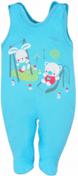 Salopeta fara maneci pentru baieti Plac Zabaw Koala 3614A-80 Multicolor 