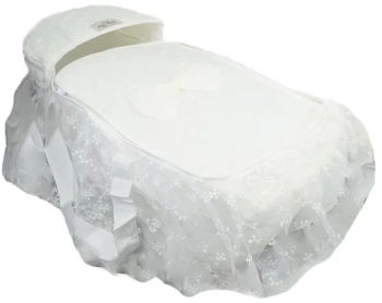 Set 2 piese landou si geanta pentru bebelusi OEM 01010 Alb 