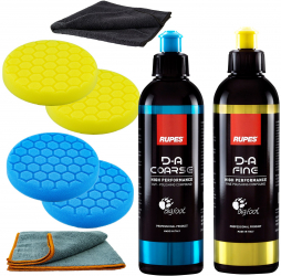 Set de polisat Rupes DA Abraziv DA Fine 4 bureti de lustruit 250ml SW-11765 