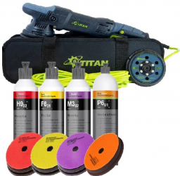 Set masina polish Titan TDA15 4 paste de polisat si bureti Koch Chemie 250ml TDA15-KC4B 