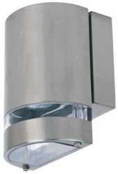 Aplica de exterior Gardenya-3 Inox IP44 GU10 max 35W 