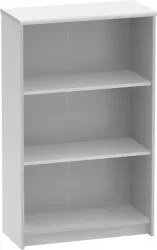 Biblioteca din mdf alb stejar sonoma Johan 73x34x115 cm 