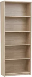 Biblioteca pal stejar sonoma Johan 72.5x33.8x186 cm 