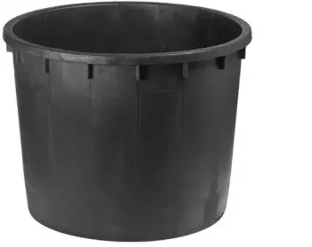 Cada 6993 fara capac 500 litri negru material plastic gumat calitatea a 1-a 