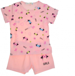 Compleu din doua piese pentru fete Happy House HH517-98 Roz 