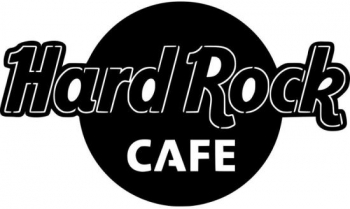 Decoratiune metalica de perete Krodesign Hard Rock Caffe KRO-1067 Lungime 60 cm negru grosime 1.5 mm 