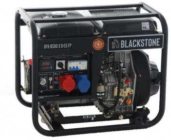 Generator Diesel Blackstone OFB 8500-3 D-ES putere 6.3 kW Trifazat AVR Pornire electrica