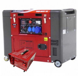 Generator Diesel cu automatizare pornire GeoTech Pro DGP 8000SE putere 6 kW Monofazat AVR Pornire electrica ATS 