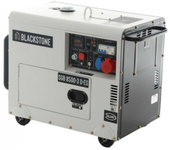 Generator Diesel Super Silent Blackstone SGB 8500-3 putere 6.3 kW Trifazat AVR pornire la cheie 