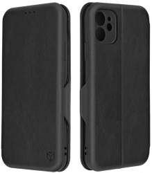 Husa Compatibila cu Apple iPhone 11 Techsuit Safe Wallet Plus Negru 