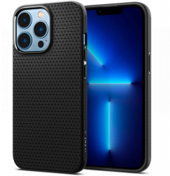 Husa Compatibila cu iPhone 13 Pro Max Spigen Liquid Air Matte Negru