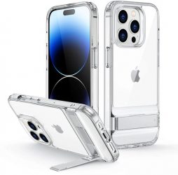 Husa Compatibila cu iPhone 14 Pro - ESR Air Shield Boost Kickstand Transparent 