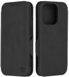 Husa Compatibila cu iPhone 15 Pro Techsuit Safe Wallet Plus Negru 
