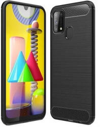 Husa Compatibila cu Samsung Galaxy M31 - iberry Carbon Black 