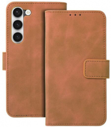 Husa Flip Compatibila cu Samsung Galaxy S23 Forcell Tender Maro 